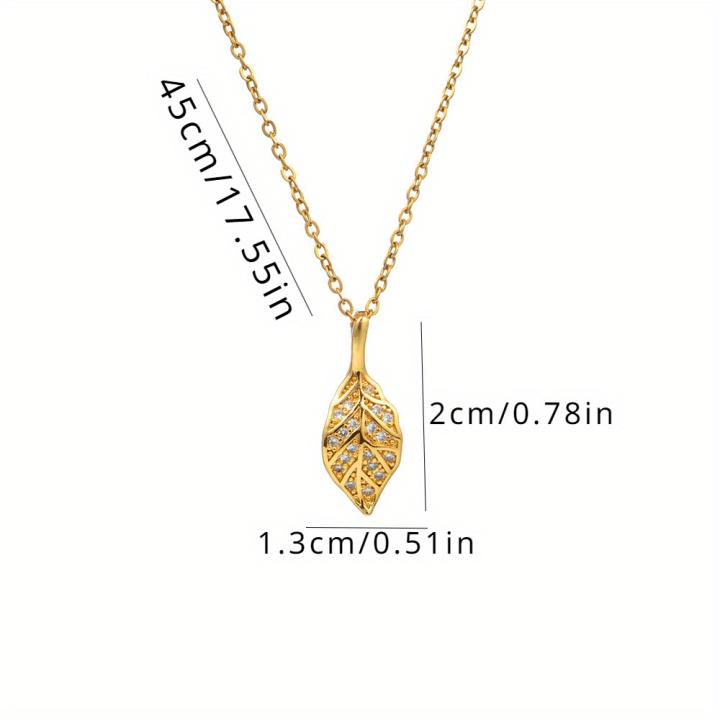 One Leaf Necklace Color Guaranteed