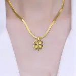 Heart Flower Pendant Necklace