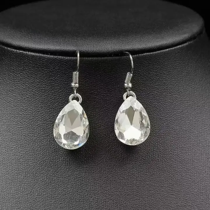 European & American Style Pearl Jewelry Set – Bridal Gem Necklace & Earrings