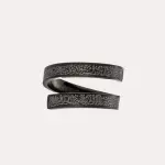 Ayat Al-Kursi Finger Ring – Black Edition