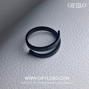 Ayat Al-Kursi Finger Ring – Black Edition