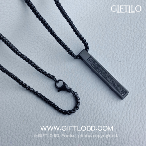 Ayat Al-Kursi Pendant Locket – Black Edition