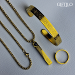 Ayat Al-Kursi Lans Locket 3-in-1 Combo (Gold Colour)