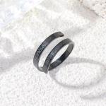 Ayat Al-Kursi Finger Ring – Black Edition
