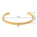Ayat Al-Kursi Bracelet – Gold Edition