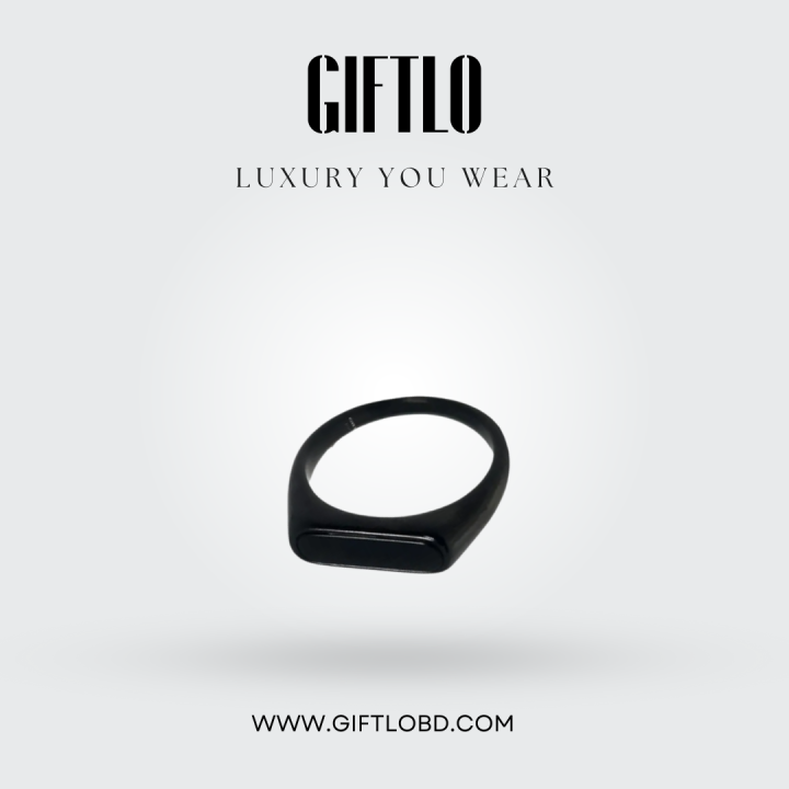 Eclipse Ring – Matte Black Edition | Giftlo Exclusive