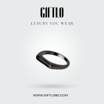 Eclipse Ring – Matte Black Edition | Giftlo Exclusive