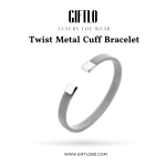 Cuban Wristband – Silver Vintage Edition | Giftlo Exclusive
