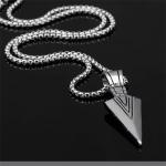 Arrowhead Pendent with Chain – Silver Edition