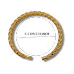 Classic Twine Cuff – Gold Edition | Giftlo Exclusive