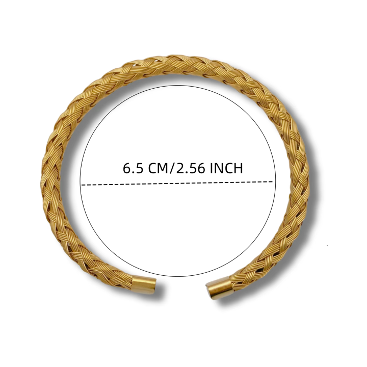 Classic Twine Cuff – Gold Edition | Giftlo Exclusive