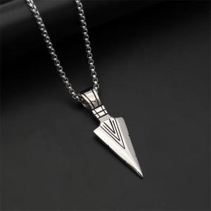 Arrowhead Pendent with Chain – Silver Edition