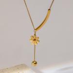 Premium Stainless Steel Daisy Necklace